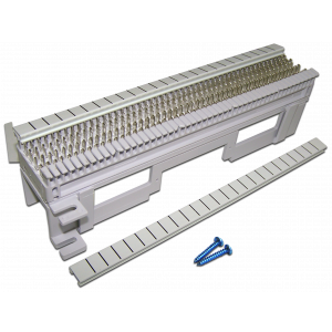 50-парный настенный кросс 66-го типа, с установочной площадкой